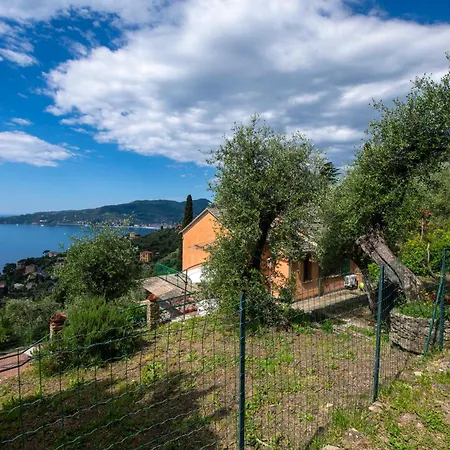 231b- Casa Sant'ambrogio Vista Mare, 2 Chilometri Dal Centro Di E Dal Mare Appartement Zoagli